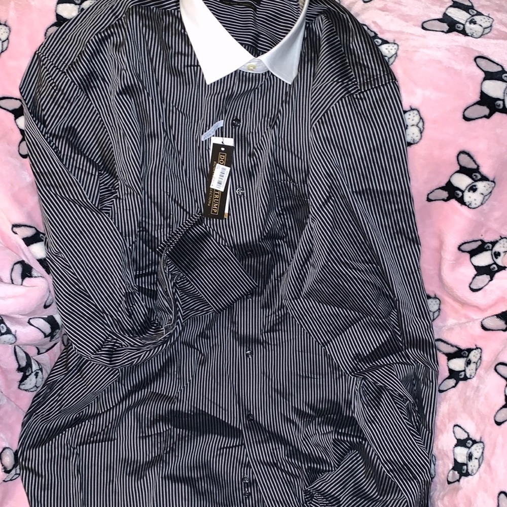 NWT Donald Trump Striped Shirt